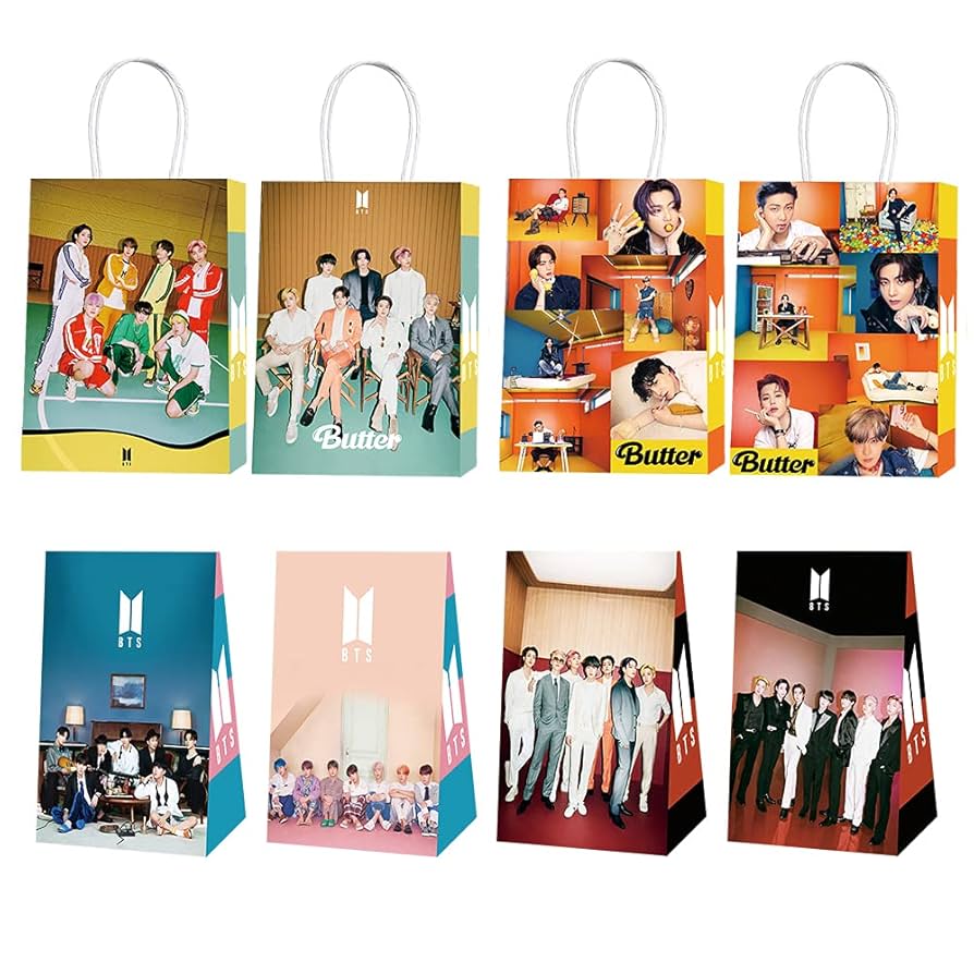 防弾少年団(BTS) - BTS 防弾少年団 詰め合わせ Amazon.com: KINON, 16 Pack Party favor Gift Bags for BTS